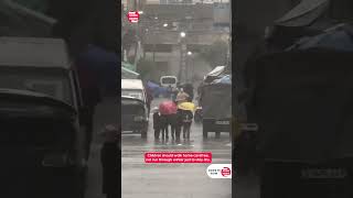 not rush through cold streets just to stay dry.
