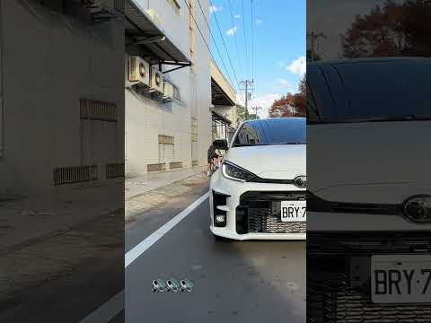 Toyota GR Yaris anti lag sound w/ HKS Super turbo exhaust and OPF on #toyota #gryaris #exhaustsound