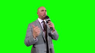 Adam Pearce "have you checked your email today?" green screen