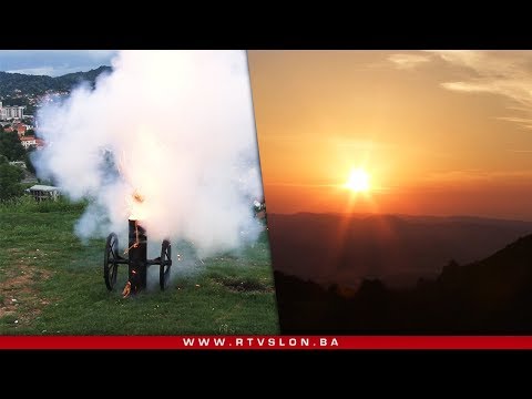 I ove godine top sa tuzlanskih brda označava vrijeme iftara - 16.05.2018.