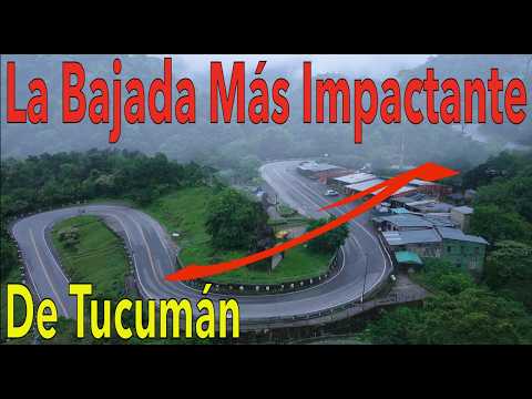 Hermosa BAJADA de Tafí del valle - Cuesta del Indio a Santa Lucía