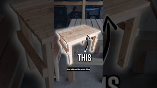 Build this table with 6 boards and $30 - DIY 2x4 table #diy #table #diyfurniture