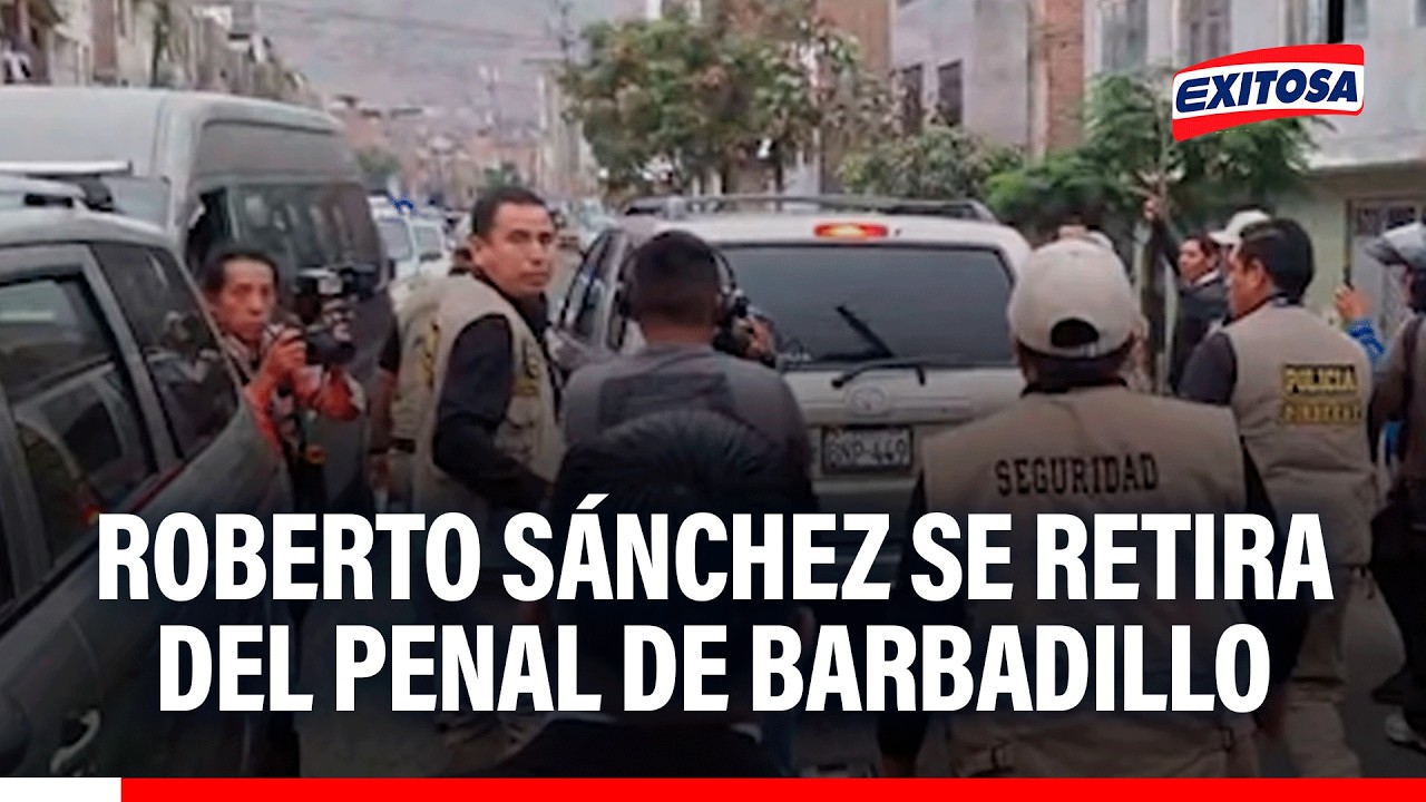 🔴🔵 Roberto Sánchez se retira del penal de Barbadillo tras primeros resultados de segunda vuelta
