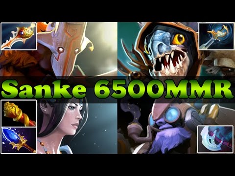 Sanke 6500 MMR Plays Juggernaut, Slark, Mirana and Tinker - Ranked Gameplay - Dota 2