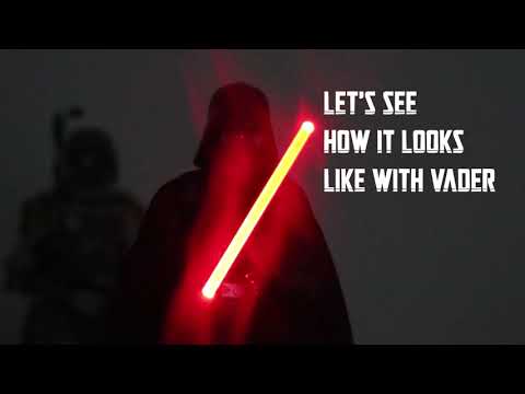 EASY How to have blazing Light Saber using kotobukiya LED SWORD