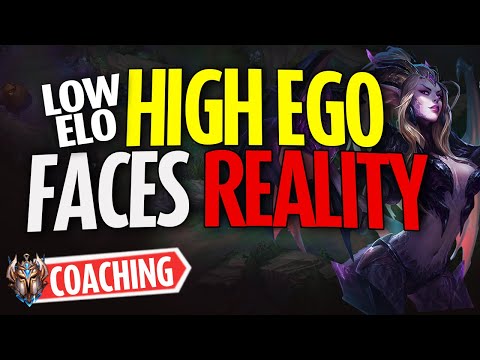 Another BIG EGO Player needed to FACE REALITY - Challenger LoL Coaching