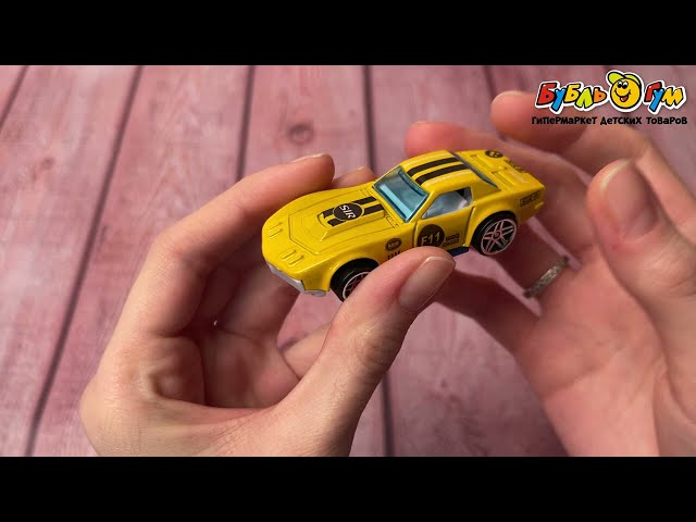 Набор машинок Six-six-zero металлических 6шт 1:64 в ассортименте - видео
