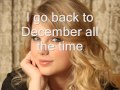 taylor swift-Back To December [karaoke][HD ...