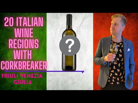20 Italian Wine Regions with Corkbreaker - Friuli Venezia Giulia