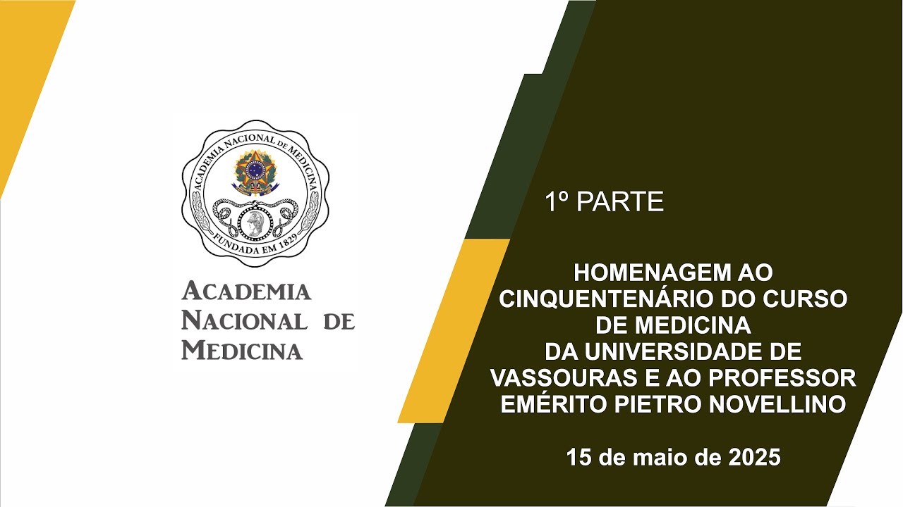 HOMENAGEM AO CINQUENTENÁRIO DO CURSO DE MEDICINADA UNIVERSIDADE DE VASSOURAS E AO PROFESSOR EMÉRITO PIETRO NOVELLINO – RIO DE JANEIRO, 15 DE MAIO DE 2025