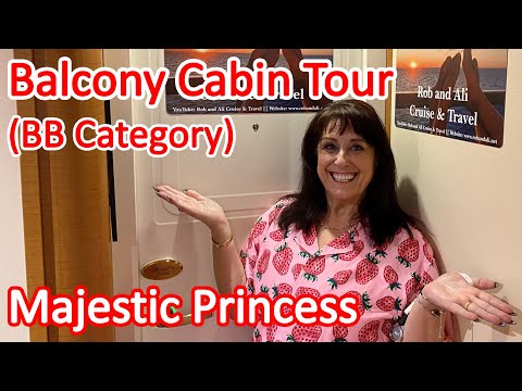 Thumbnail for Majestic Princess Balcony Cabin Tour - Cabin C311 BB Category Mid-Forward Balcony Cabin on Deck 10