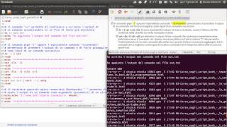 Corso sugli script bash parte 05 - reindirizzamento e scrittura dell&#39;output