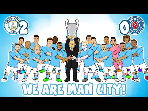 🏆Man City make the Champions League Final!🏆 (We Are Man City vs PSG 2-0 Mahrez Goals Highlights)
