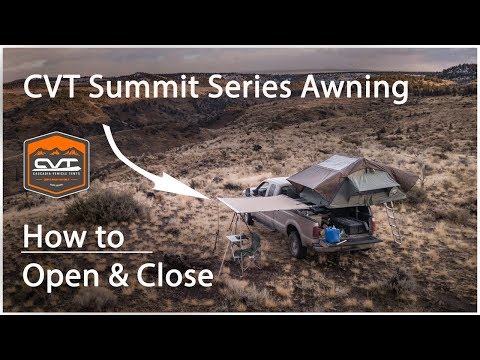 CVT Summit Series Car Awning | How to Open and Close