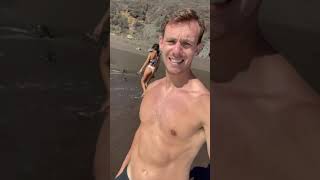 Visiting Black Sands Beach aka a nude beach 💃🏻 #shorts #nudebeach #nakedbeach #sanfrancisco