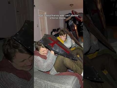 POV: Those friends who can’t watch a horror movie…😂😭 #theboys #viral #shorts #horror