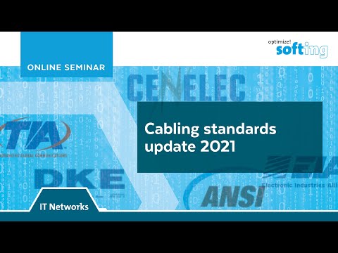 Online Seminar: Cabling standards update 2021