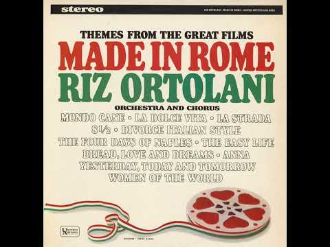 MADE IN ROME. THEME FROM THE GREAT FILMS - RIZ ORTOLANI (LP, US, 1965)