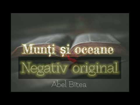 Munți și oceane - NEGATIV original (Abel Bîtea)