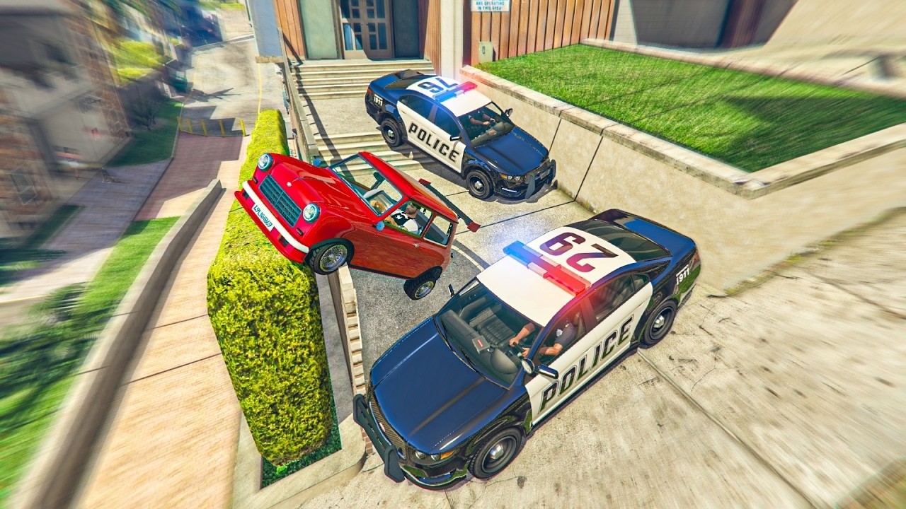 POLICIAS vs LADRONES! NO PUEDO ESCAPAR!! - GTA 5 ONLINE