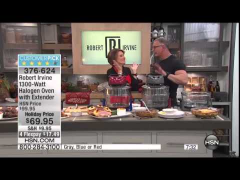Robert Irvine 1300-Watt-Halogenofen mit Extender | HSN