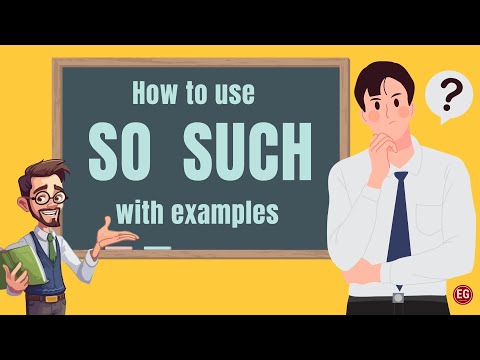So & Such | 📚 How To Use With Examples and Exercises 👇 ESL Free Grammar Lesson for Everyone❗️👍🩷