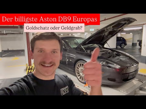 The cheapest Aston Martin DB9 in Europe, and therefore my first British car. James Bond would be ...