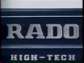 Comercial Reloj Rado 1993