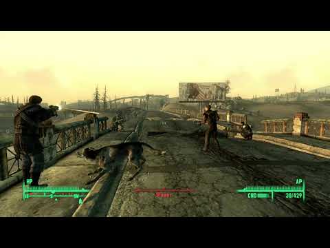 Fallout 3: Slavers vs Rivet City Water Caravan