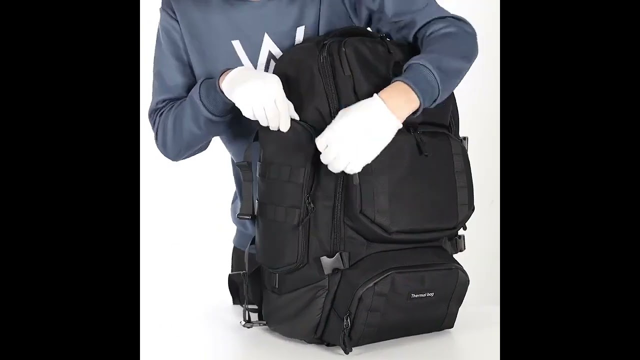 Рюкзак Ozuko 9211 Grey video preview