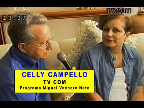 CELLY CAMPELLO - Entrevista na TV COM - Ano 2.000