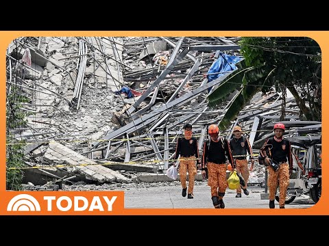 Crews Search for Survivors After Philippines Hit by 7.8 Earthquake