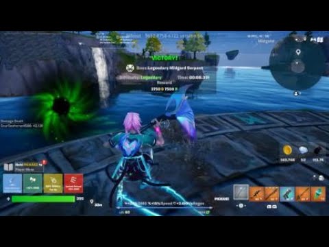 Fortnite Valhalla 2:Bossfight-Legendary Midgard (8.391) Speedrun