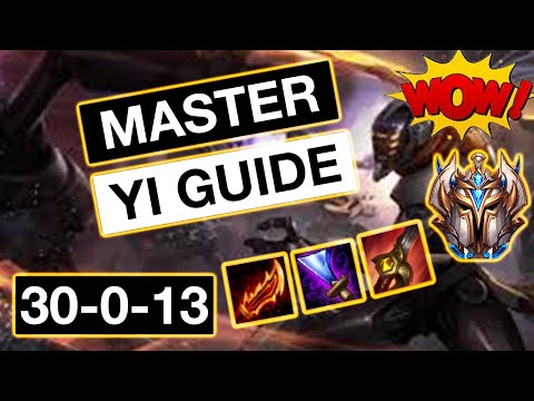 Master Yi Guide Season 10 - Builds And Runes