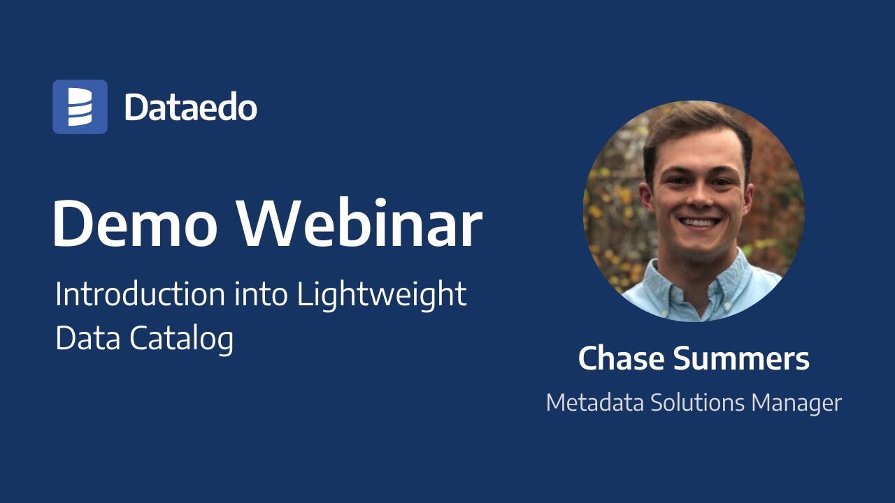 Dataedo Demo - Introduction into Lightweight Data Catalog (2021)