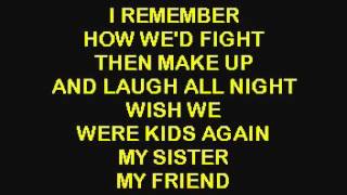 SC3437 04   McEntire, Reba   My Sister [karaoke]