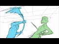 Malika Animated Pilot Fight Scene Animatic Test WIP