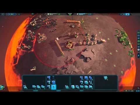 Planetary Annihilation 7 Player FFA - Commander Boxing Mayham