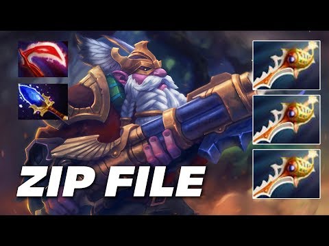 Zipfile Sniper Triple Rapiers EPIC GAME | Dota 2 Pro Gameplay