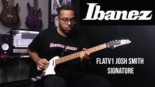 Video thumbnail for IBANEZ FLATV1 Josh Smith Signature Demo The Guitar Shop by The Guitar Shop Canada