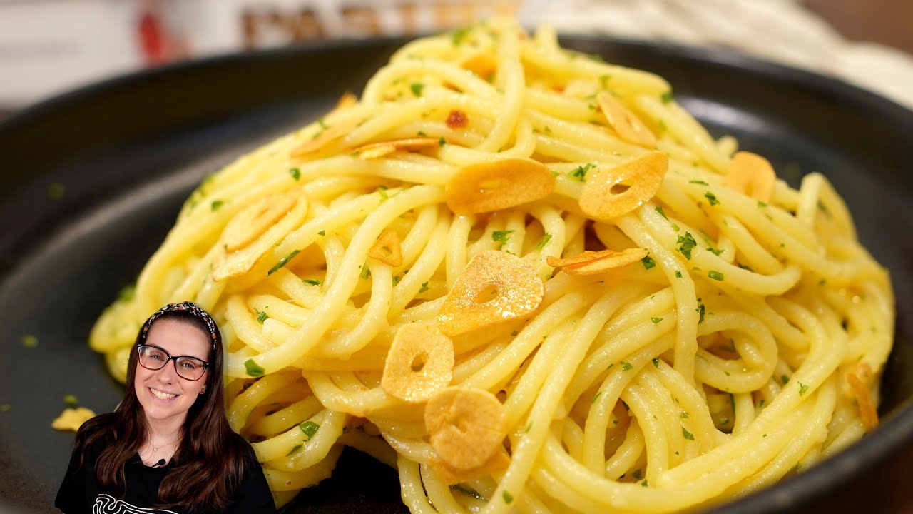 MACARRÃO ALHO E ÓLEO EM 10 MINUTOS, PERFEITO!