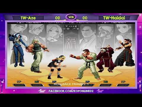 Aze (阿泽) Vs Haidai (海帶) FT10 KOF 2002 UM - Jogadores Profissionais
