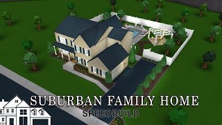 Bloxburg Suburban Family Home Speed Build 免费在线视频最佳 - bloxburg cheap family house speed build