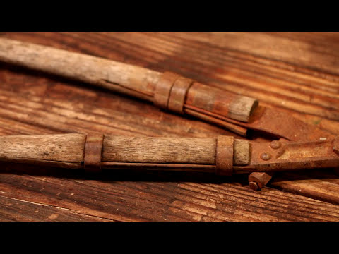 Vintage G.F. Hickok Patented Pruning Shears Loppers (Broken Handle)