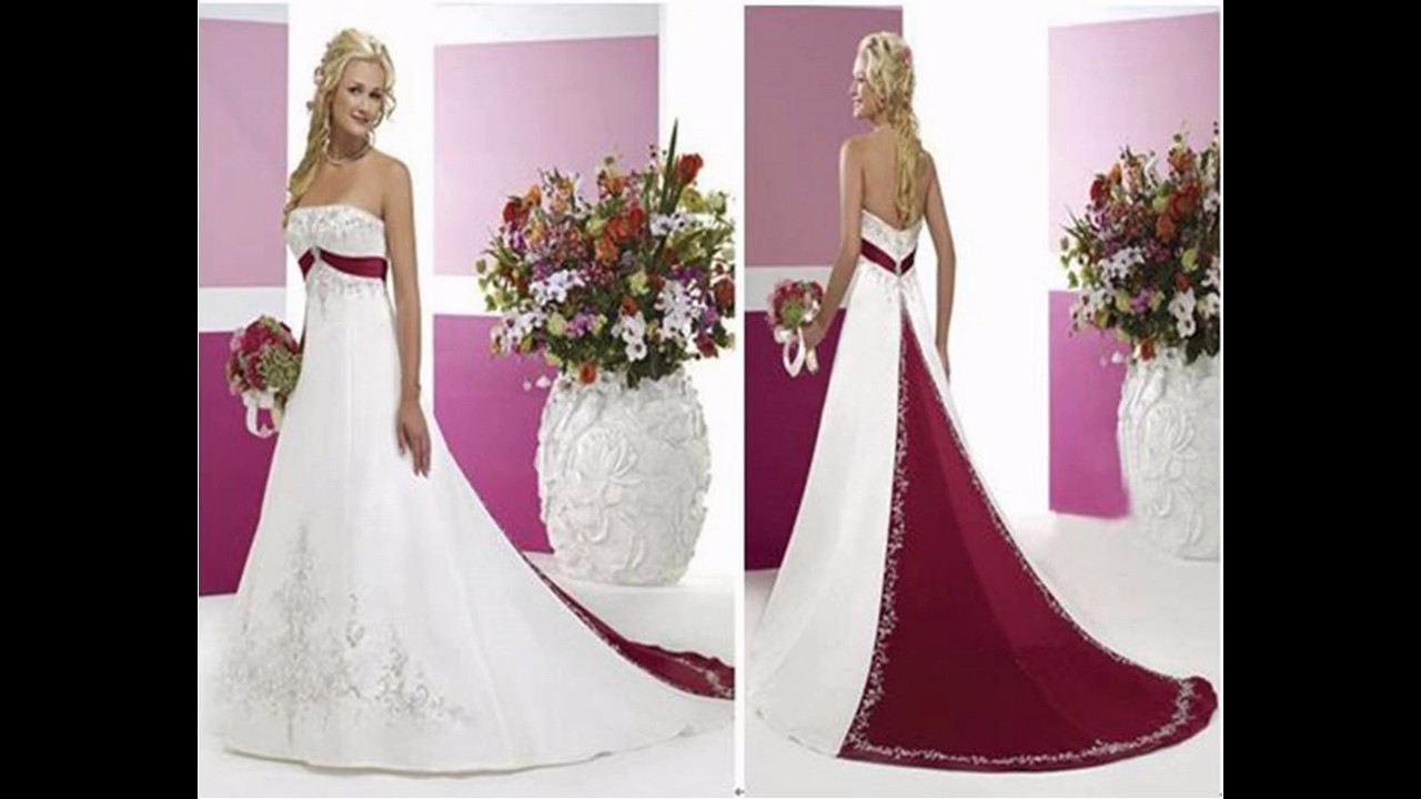 Vestidos de novia con color