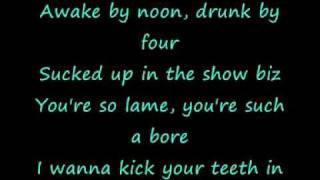 Papa Roach - Hollywood Whore (Uncencored and Lyrics)