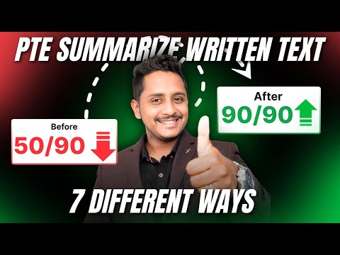 PTE Summarize Written Text: 7 Proven Strategies for a 90/90 Score
