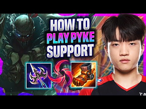 LEARN HOW TO PLAY PYKE SUPPORT LIKE A PRO! - T1 Keria Plays Pyke Support vs Rakan! | Preseason 2023