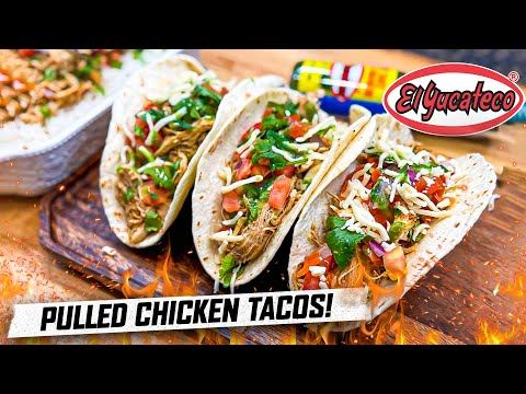 Crockpot Chicken Recipe for Tacos | Slow Cooker Chicken Recipes | Chicken Tacos 🌮