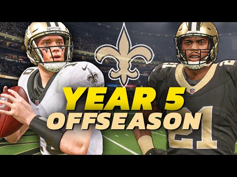 Searching for the Final Pieces (FULL Offseason Year 5) - Madden 24 Saints Franchise | Ep.73